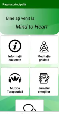 Mind to Heart android App screenshot 1